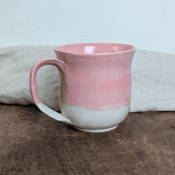 Pink Gloss Mug with Hot Chocolate