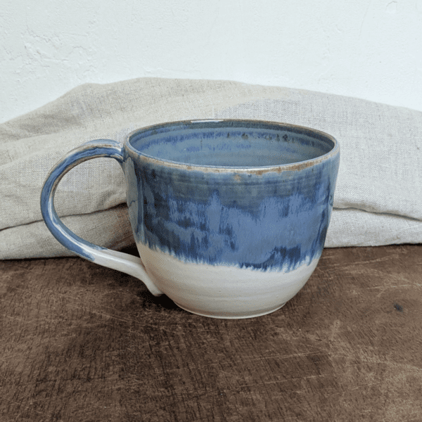 Blue Mug #3 with Hot Chocolate