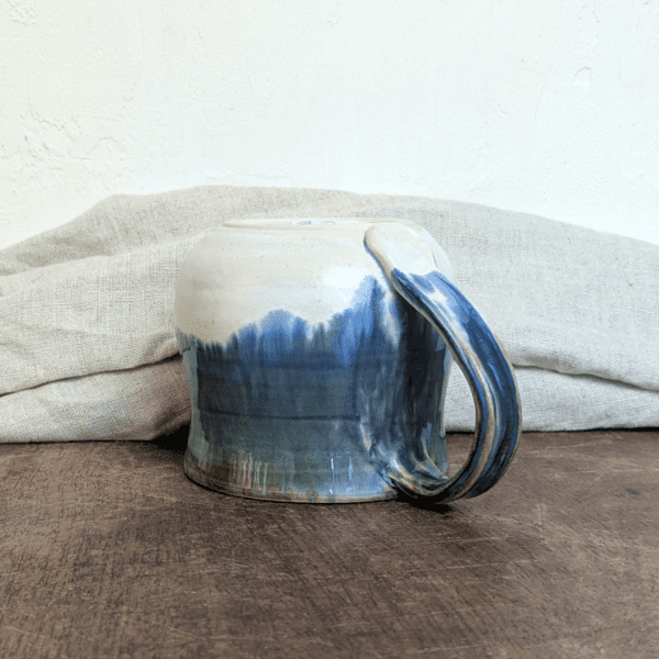 Blue Green Mug #2 with Hot Chocolate