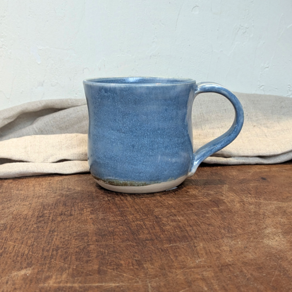 Denim Blue Mug with Hot Chocolate