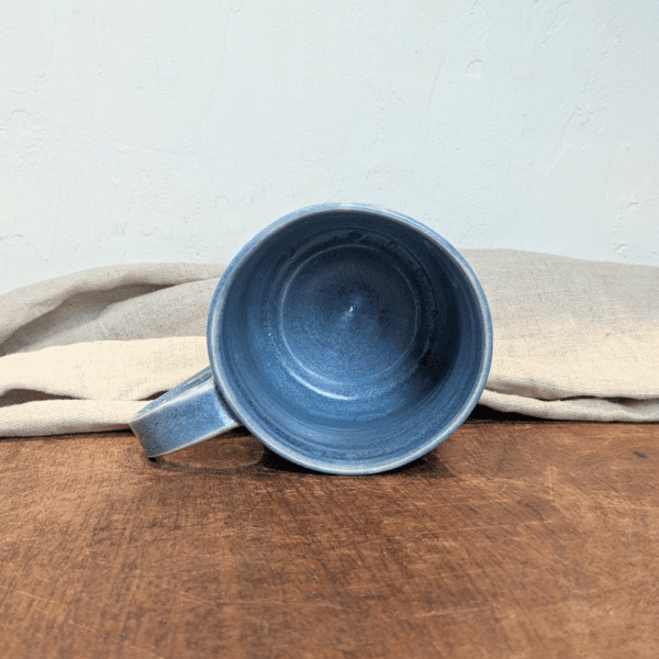 Denim Blue Mug with Hot Chocolate