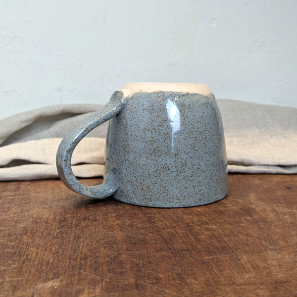 Speckled Grey Mug with Hot Chocolate