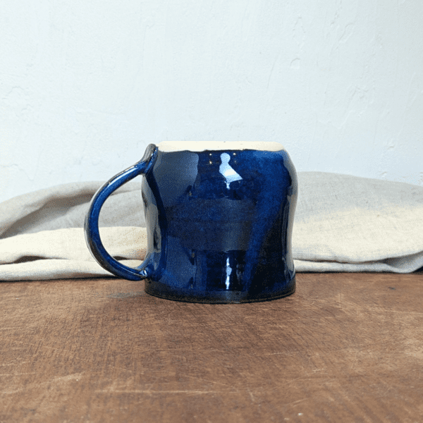 Blue Mug #6 with Hot Chocolate