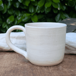 Cream Mug with Hot Chocolate