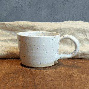 Brightly Speckled Mug #6 with Hot Chocolate