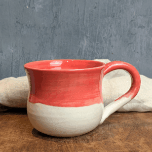 Hot Pink Mug #1 with Hot Chocolate