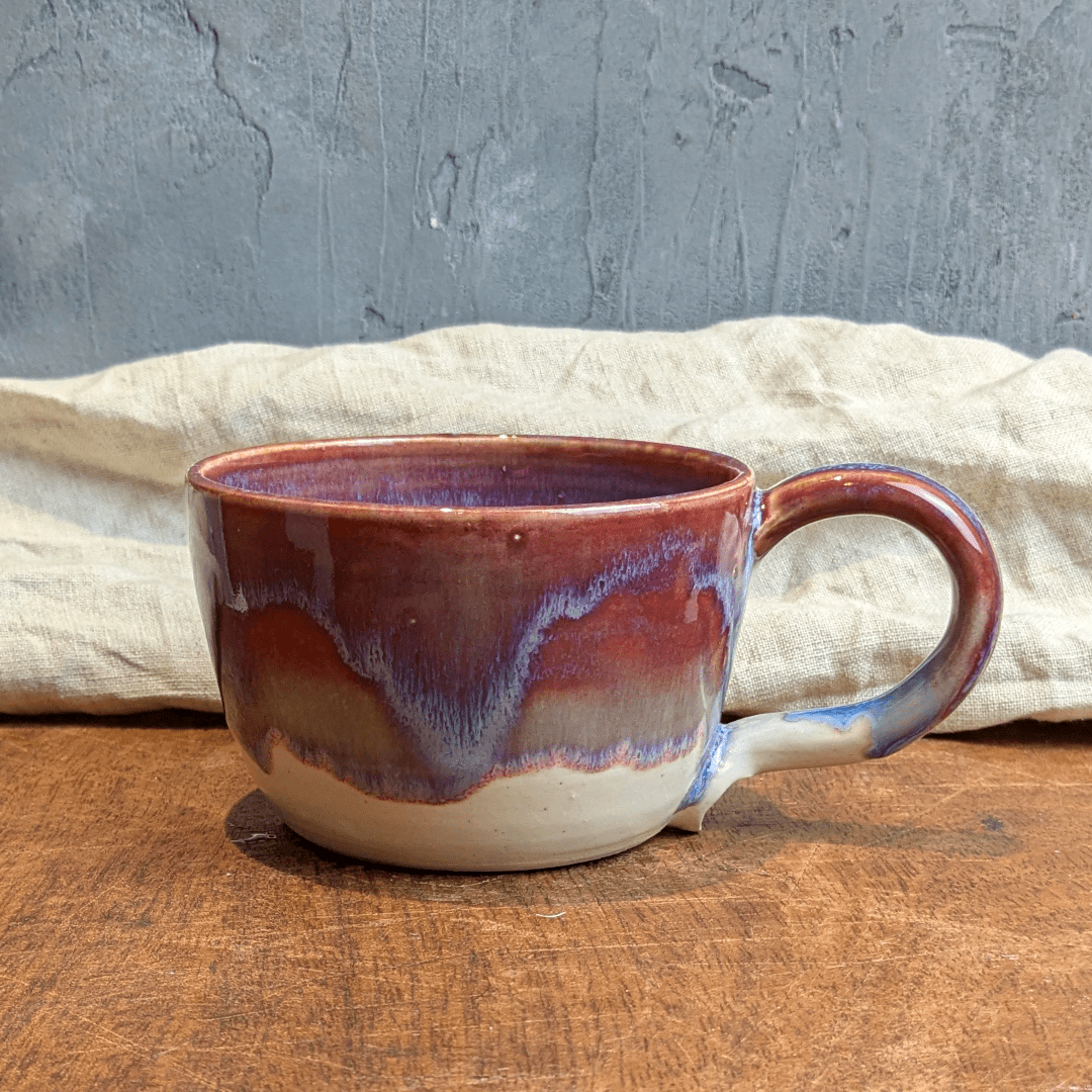 Purple Mug #7 with Hot Chocolate