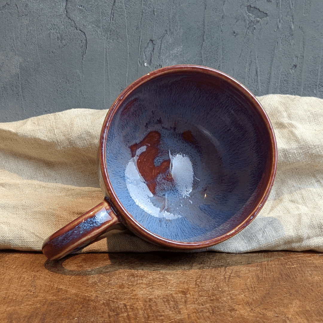 Purple Mug #7 with Hot Chocolate