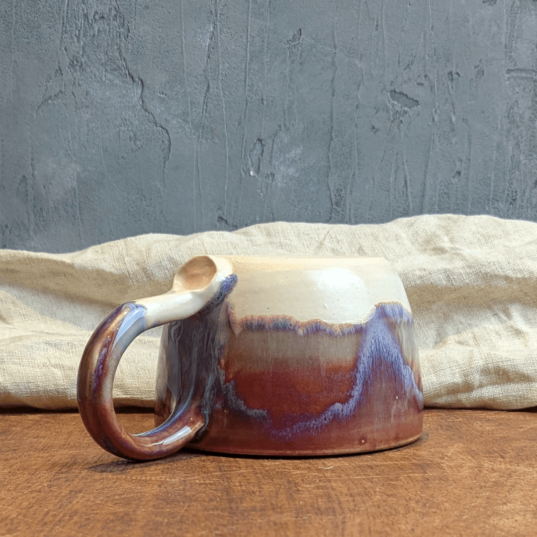 Purple Mug #7 with Hot Chocolate