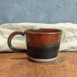 Rusty Mottled Mug #5 with Hot Chocolate