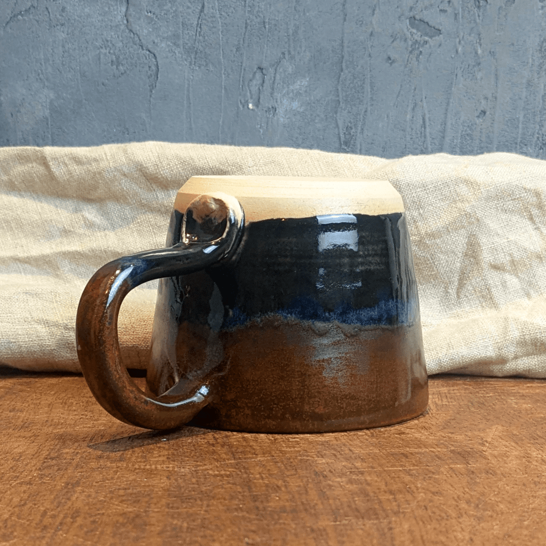 Rusty Mottled Mug #5 with Hot Chocolate