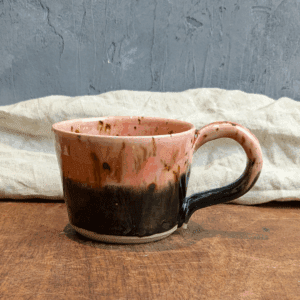 Speckled Pink Mug #9 with Hot Chocolate