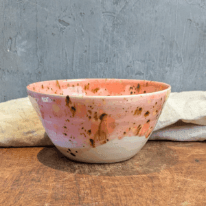 Speckled Pink Breakfast Bowl #2